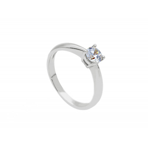 Solitario oro blanco  0,50 Ct IF Color E.