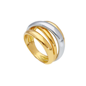 Anillo multibanda bicolor.