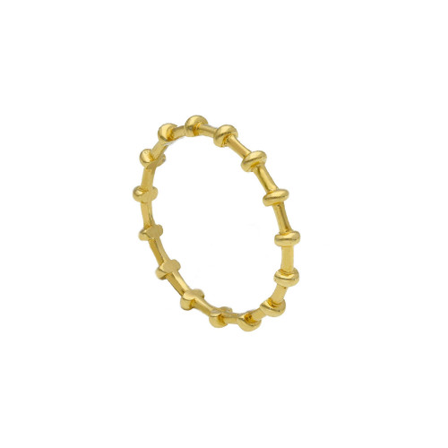 Anillo minimal oro 18k.