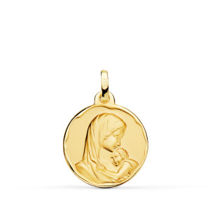 Medalla madre oro amarillo.